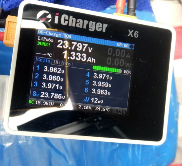 Зарядное устройство i Charger X6 800W 30A балансирующее зарядное высокой мощности