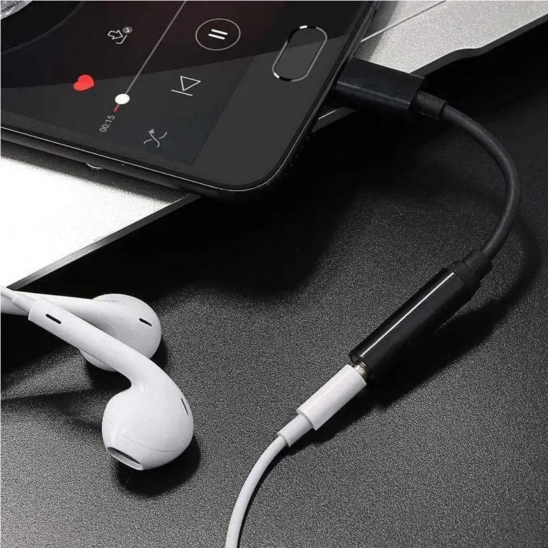 3 шт. Тип C до 3,5 мм аудио адаптер для наушников, USB-C до 3,5 мм Женский AUX микрофонный Соединительный кабель для Motorola Moto Z, Le 2/Le