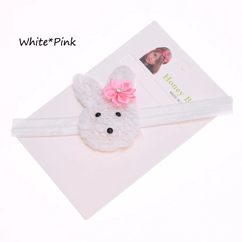 2 шт. повязка с кроликом и бантом для пасхальных волос милая цветком в виде