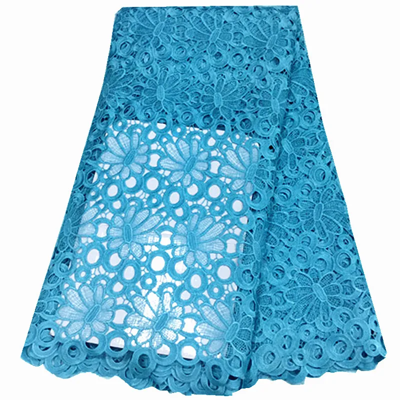 yellow African Cord Lace Fabrics Fabric For Wedding high quality african lace fabric 2017 | Дом и сад