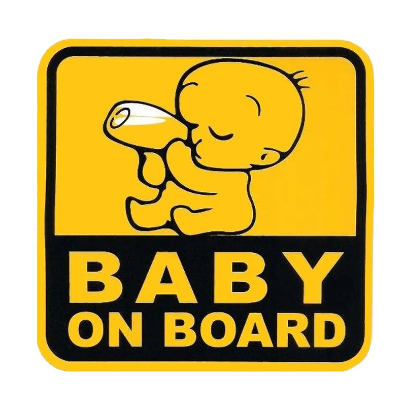 12 7 см * 6 прекрасный ребенок пить молоко Baby ON BOARD Предупреждение знак Lnterest