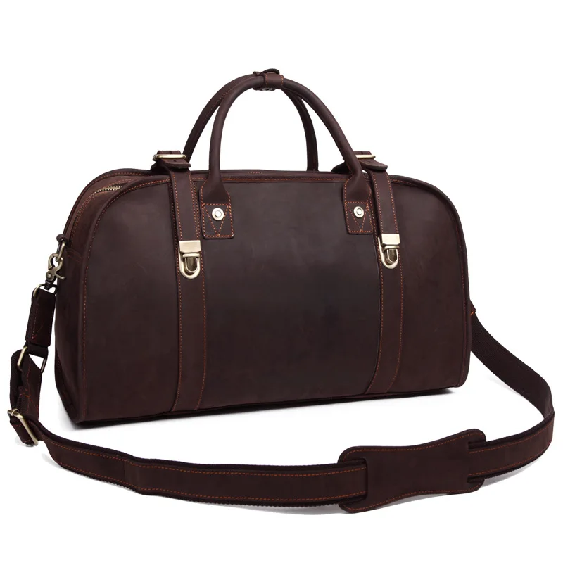 Высокое Качество мужские Из Натуральной Кожи Коровьей Дорожная Сумка Crossbody