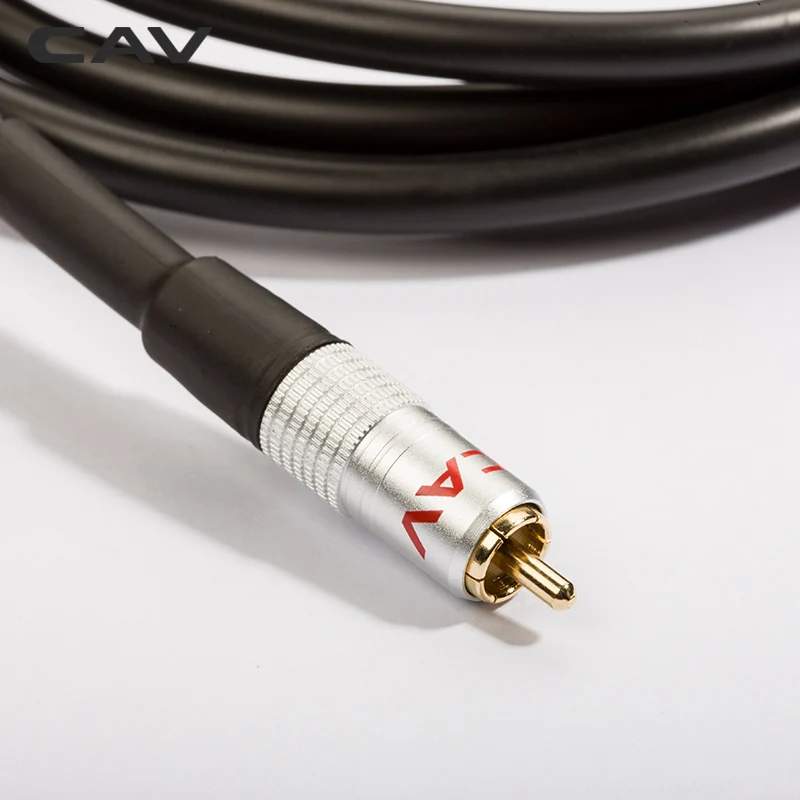 Цифровой коаксиальный кабель CAV RCA-RCA Hi-Fi аудио провод цифровой аудиосигнал для ТВ