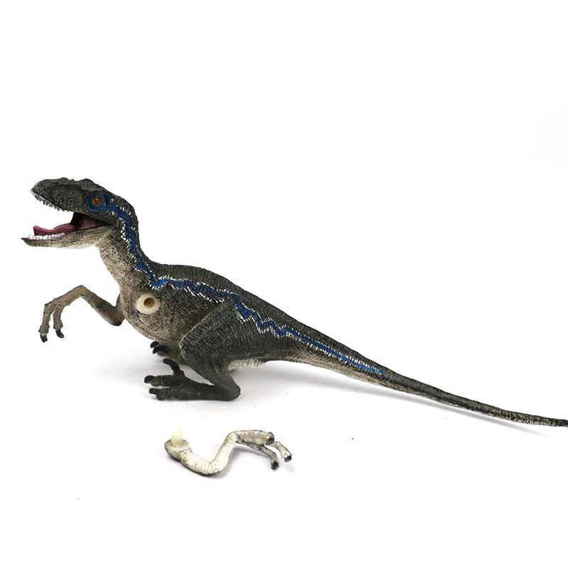 15 см Длина Юрский Мир Velociraptor Синий динозавров игрушки Классические для детей