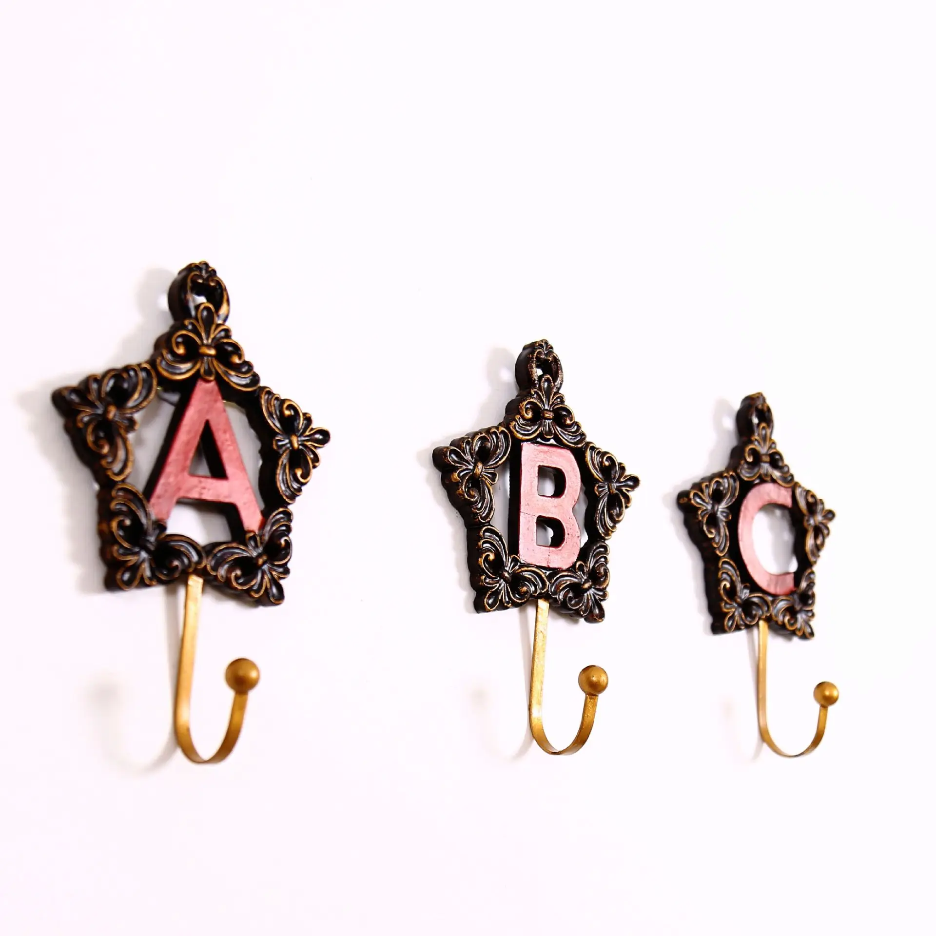 Zakka Творческий Крючок Висит Украшение Дома Аксессуары Крюк Abc 1 компл. | Дом и сад