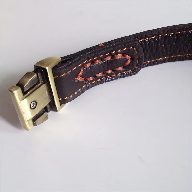 Натуральная коровья кожа ошейник поводок для домашних животных наборы