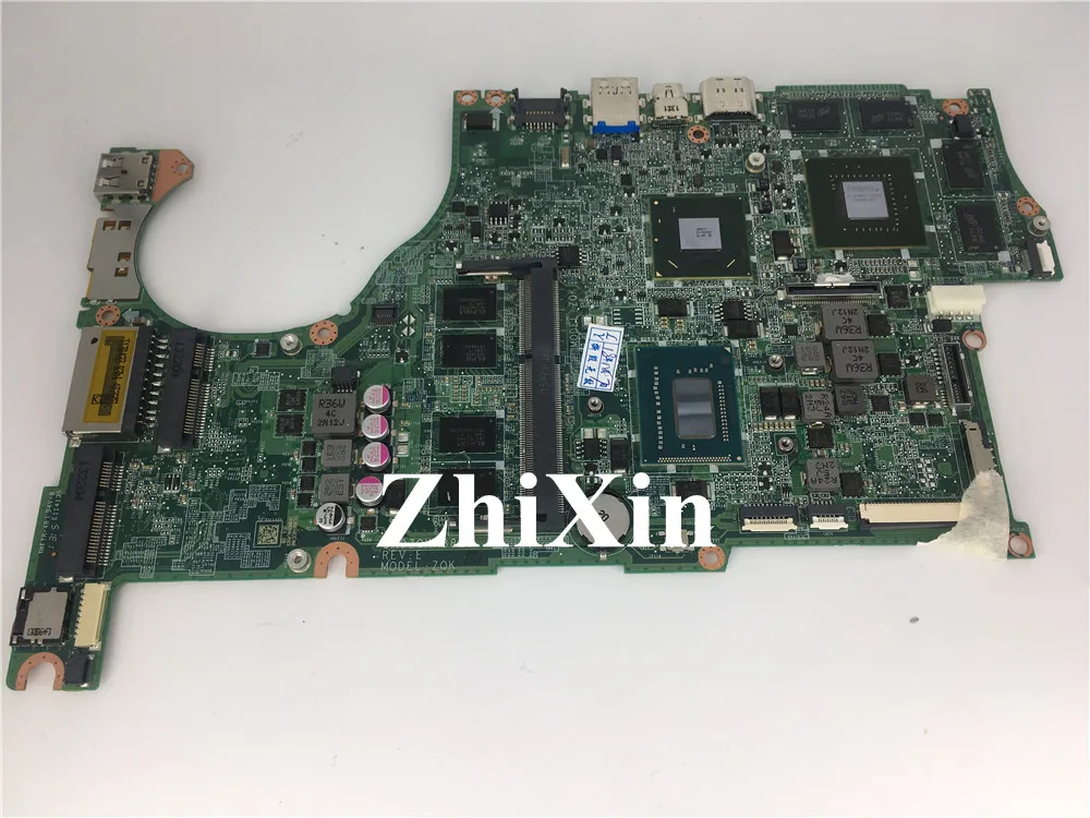 DAZRQMB18F0 NBMB611001 NB. MB611.001 для acer aspire V5-573 V5-573G Материнская плата ноутбука SR16Z I7-4500U Процессор GT750M 4 Гб