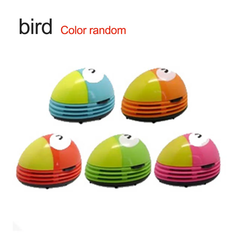 bird 1 шт., пластиковый для пылесоса, хороший подарок, домашняя компьютерная уборочная машина, мини мультяшный стол, аксессуары для стола, пылеуловители - Цвет: bird