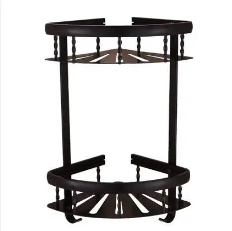 bathroom shelf Черный набор аксессуаров для ванной комнаты, крючок для халата, держатель для бумаги, держатель для полотенец, держатель для туалетной щетки, держатель для полотенец, набор аксессуаров для ванной комнаты - Цвет: bathroom shelf