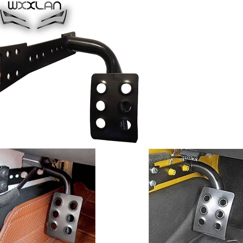 Для Jeep Wrangler металлическая левая БОКОВАЯ мертвая педаль подставка для ног Kick