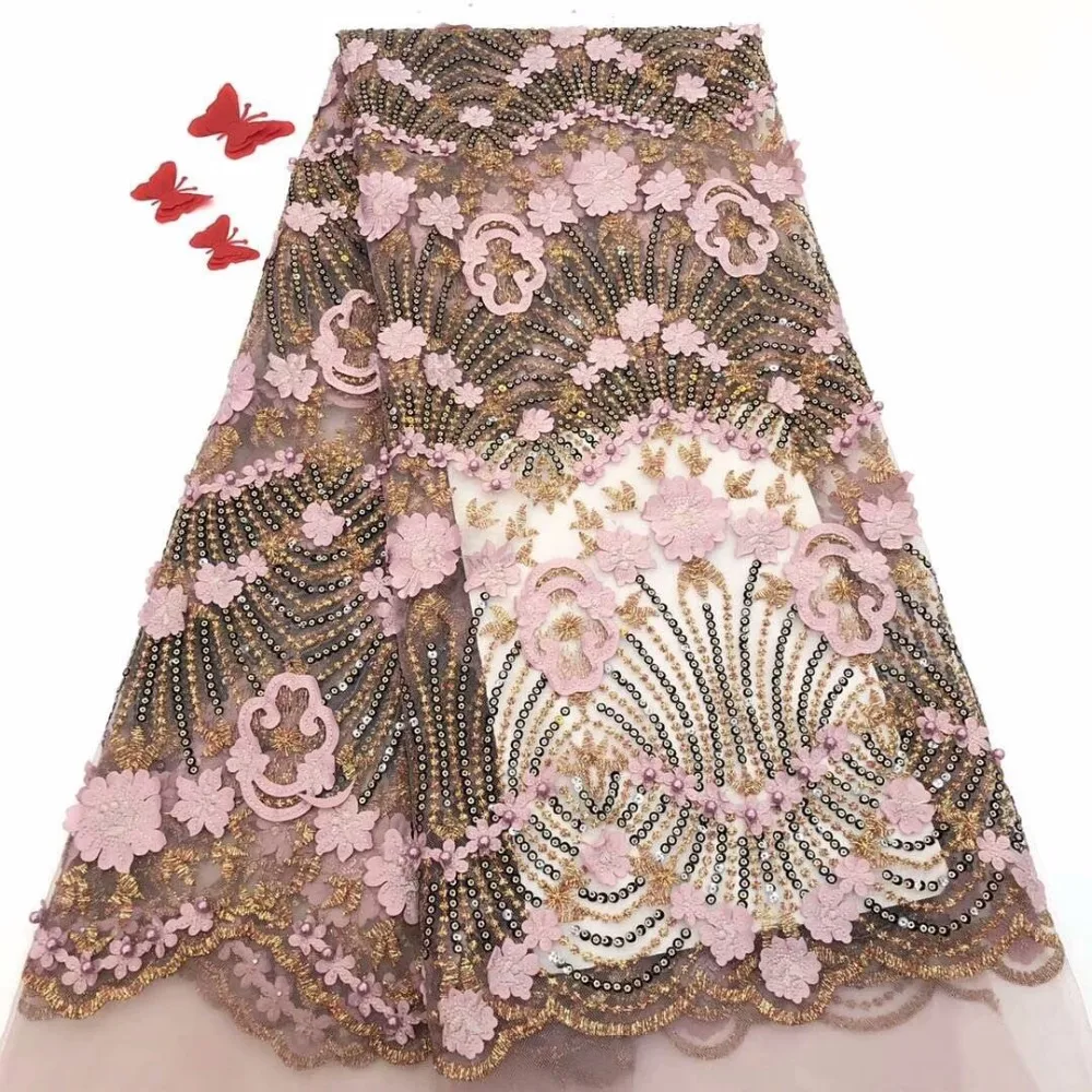 Adong Африканское кружево ткань красивые Высокое качество вышитые францepcкое