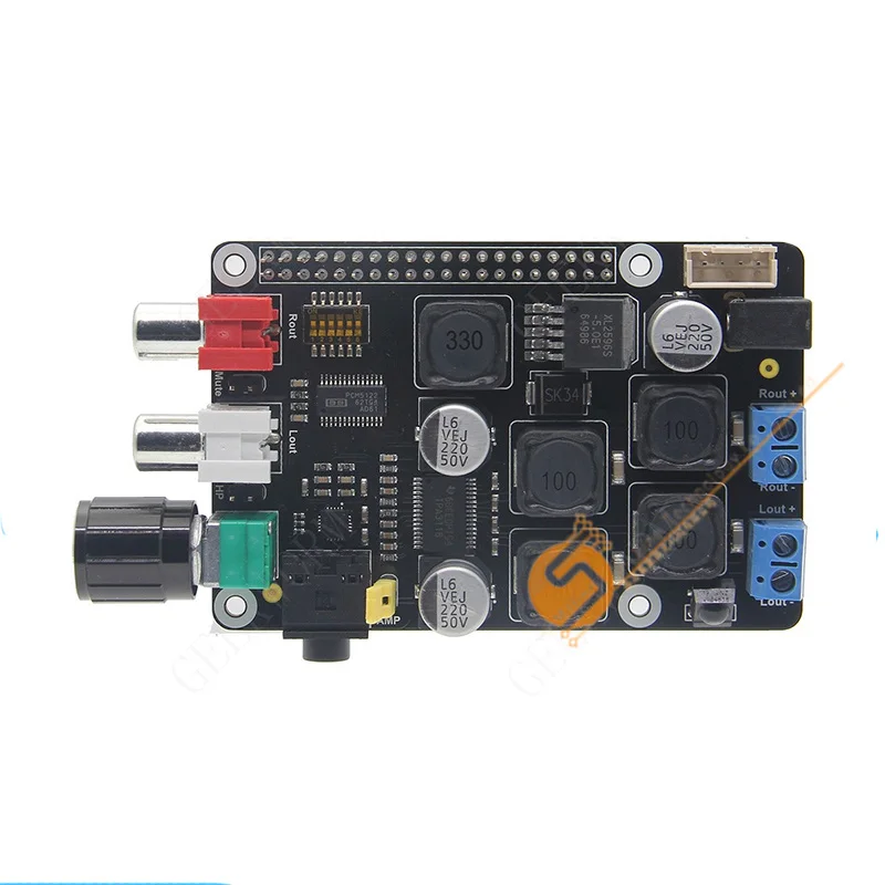 Raspberry Pi DAC Full-HD PCM5122 усилитель X400 Плата расширения ж/ip65 класс D | музыкальный плеер для Raspberry Pi 3 Model B, 2B, B