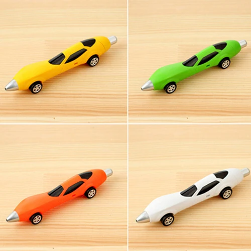 Оригинальная шариковая ручка с синими масляными чернилами в форме автомобиля 0 7