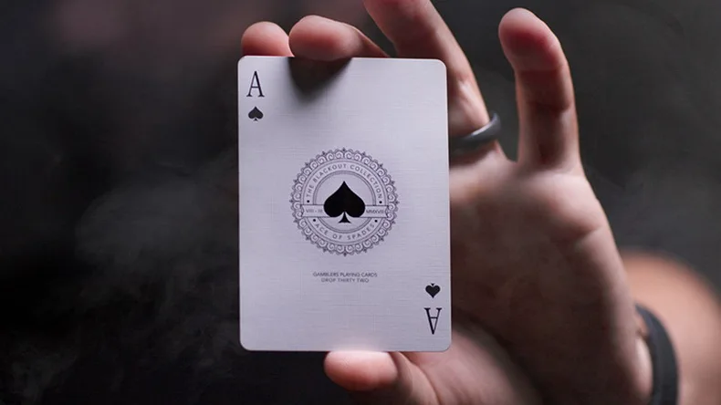 Gambler's Playing Cards(Borderless Black) by Christofer Lacoste and Drop Thirty Magic Props