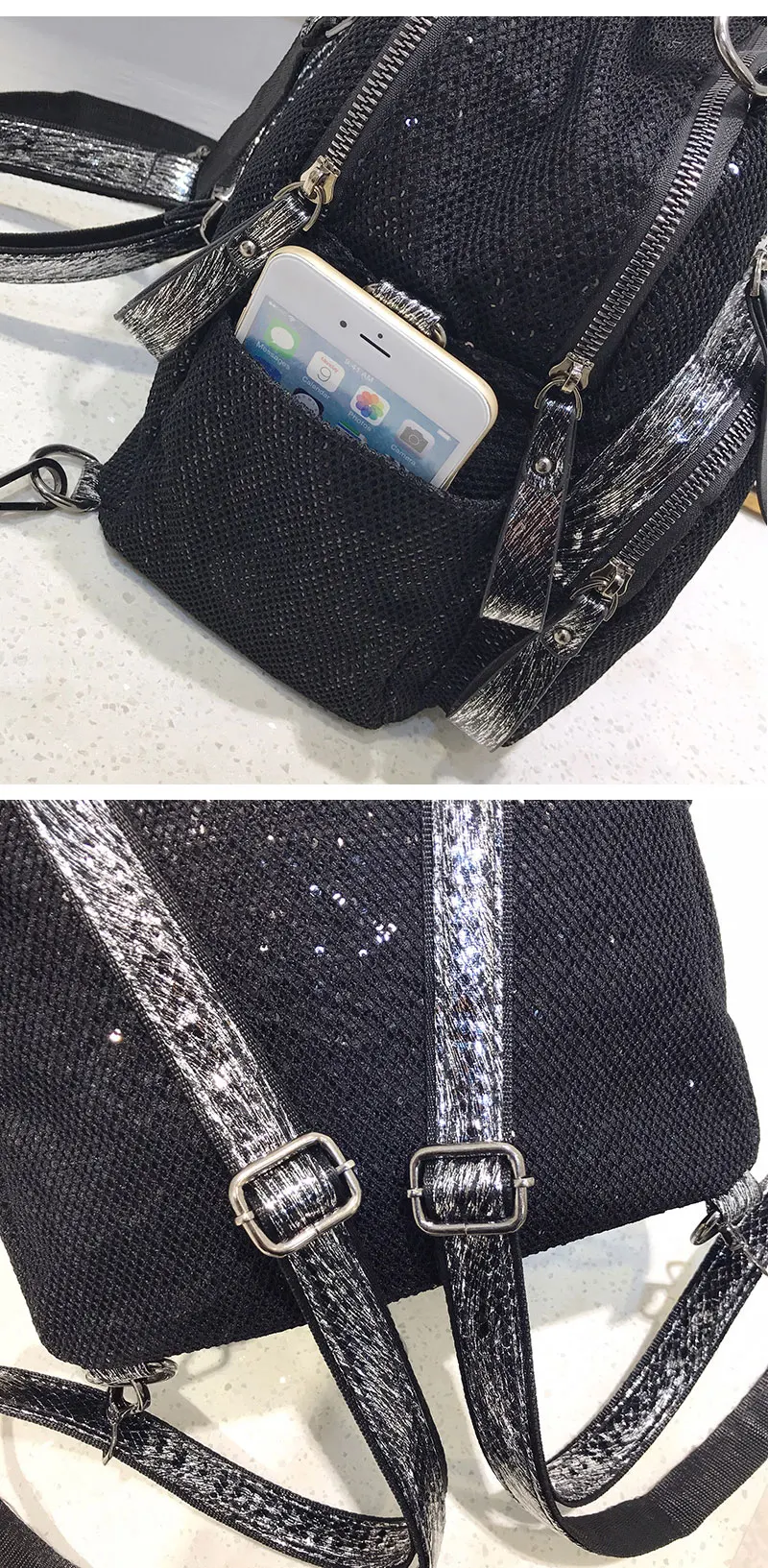 Высокое качество, женский рюкзак, черный, Mochila, женский, с отверстиями, рюкзак для девочек-подростков, рюкзак, модная школьная сумка