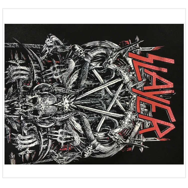 6 Дизайнов Slayer хороший мягкий теплый рок толстовки оболочка куртка панк трэш металлическая молния толстовка флис sudadera Череп Кость Повседневная