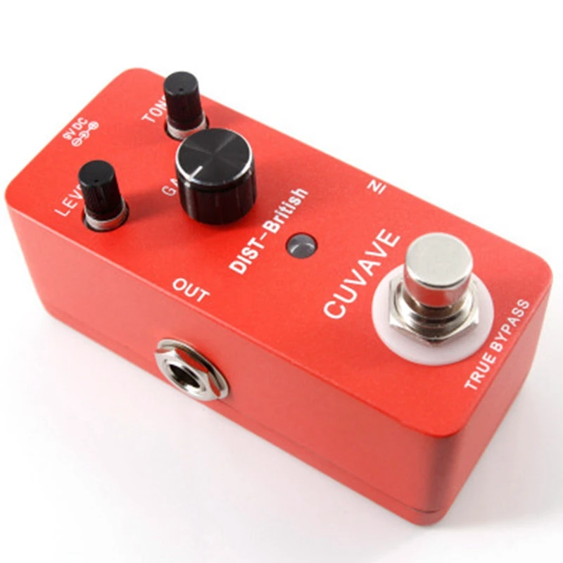 Cuvave Guitar Effect Pedal Effects Distortion British Stompbox True Bypass Based On Classic Amp | Спорт и развлечения