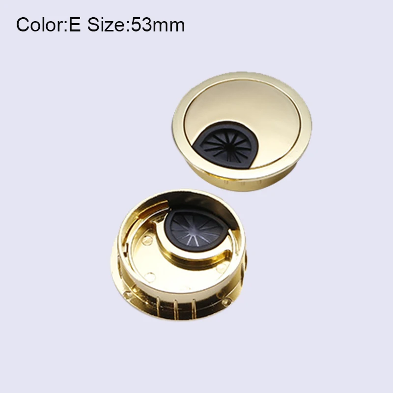 New Desk Cable Hole Cover Zinc Alloy Base Table Wire Outlet Port Computer Grommet Surface Line Box NE | Обустройство дома