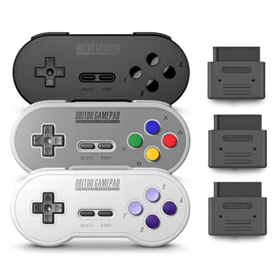 8 битдо беспроводной Bluetooth SN30 Ретро Набор для Nintendo SNES SF C|Геймпады| |