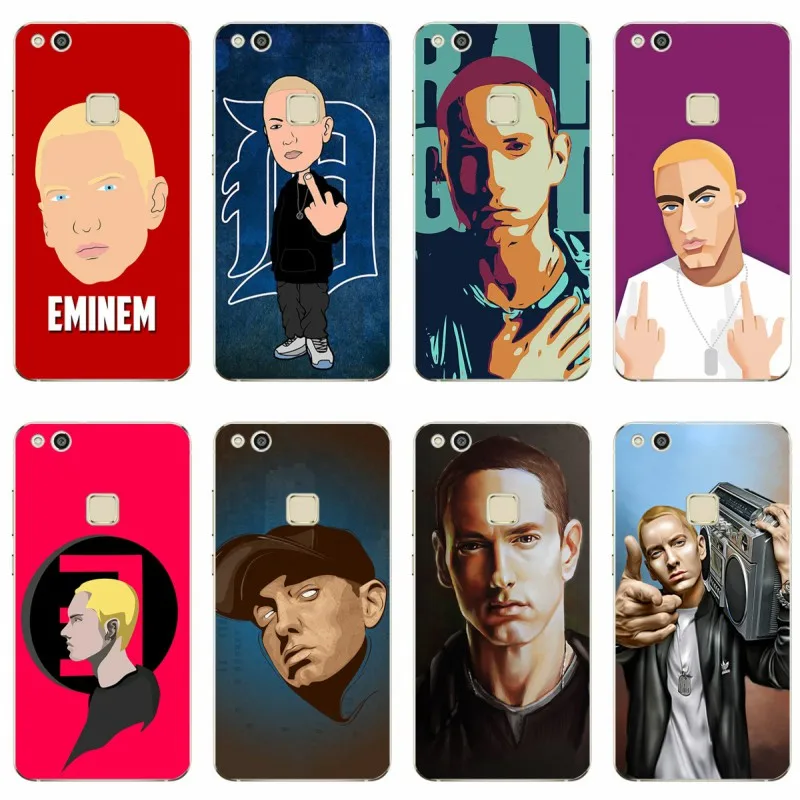 Исполнитель хип-хоп рэппер Эминем рэп чехол TPU для телефона Huawei P8 P9 P10 P20 Lite Mate 9 10
