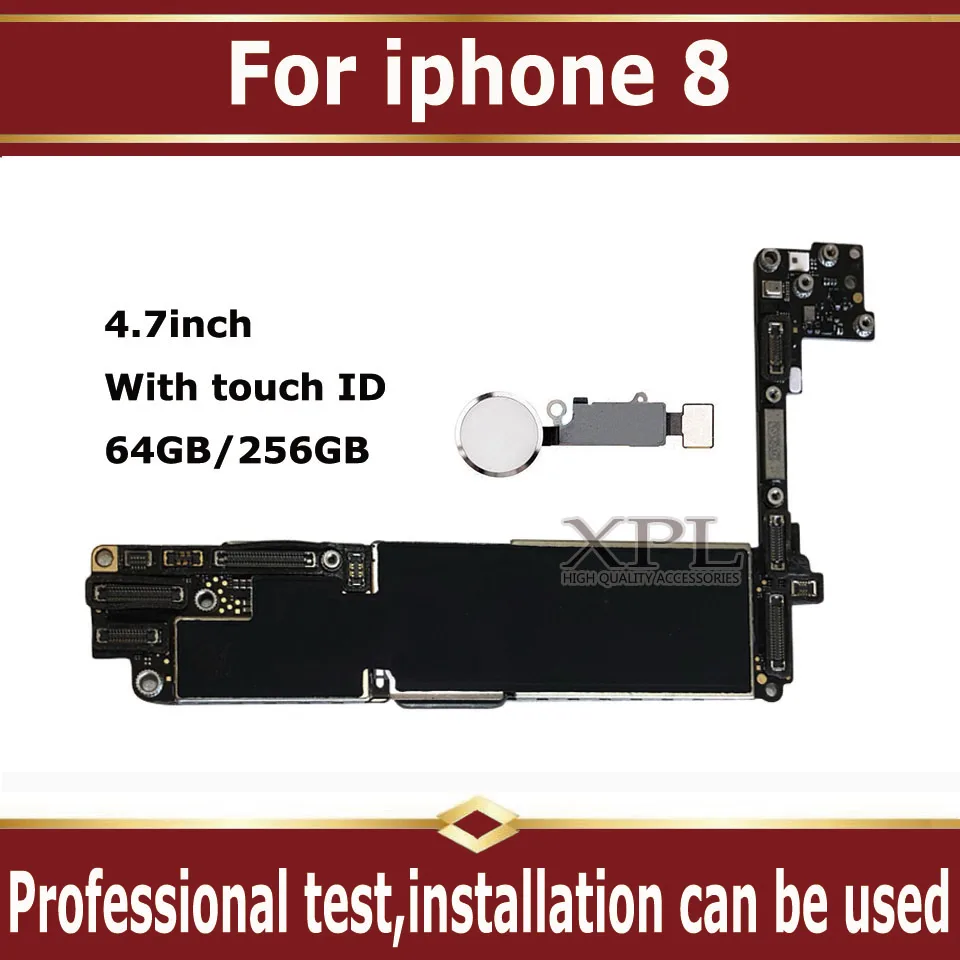 Для iPhone 8 материнская плата оригинальная с сенсорным ID Заводская