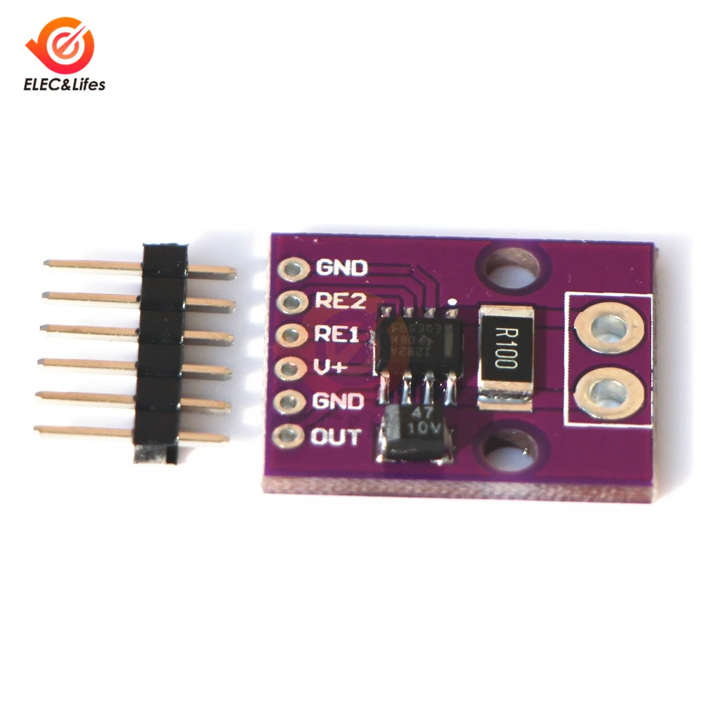 

1 шт., модуль монитора тока INA282, Высокоскоростной двунаправленный выходной модуль низкого/высокого напряжения