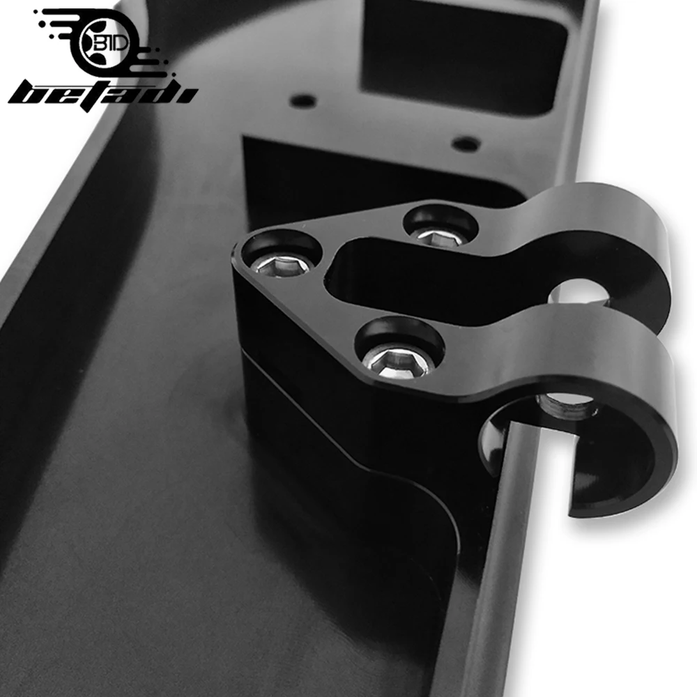 Avant blackPedal repose-pied Plancher Pour Harley Touring Road King Tri Street Glide FLHR FLHX 2000-2019 Softail Heritage Graiss |