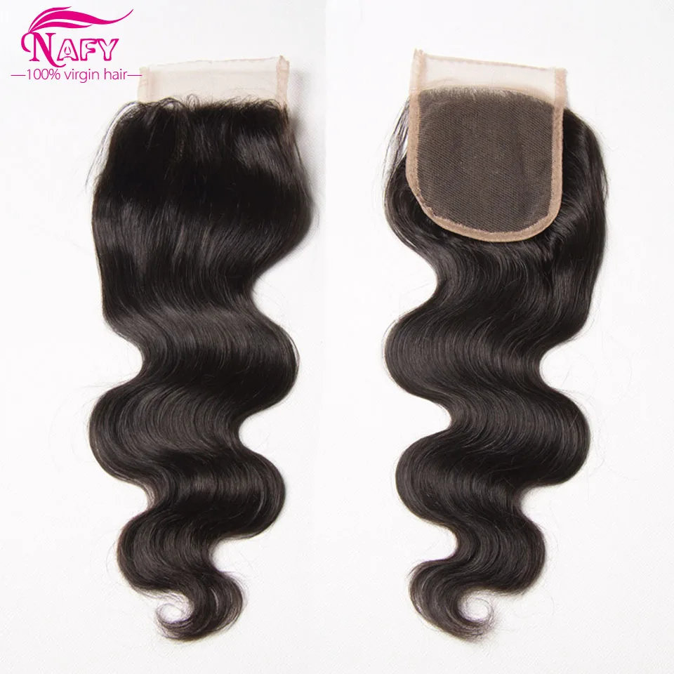 Перуанский Девы Волос Объемной Волны Lace Closure Человеческих Закрытие Rosa Продукты