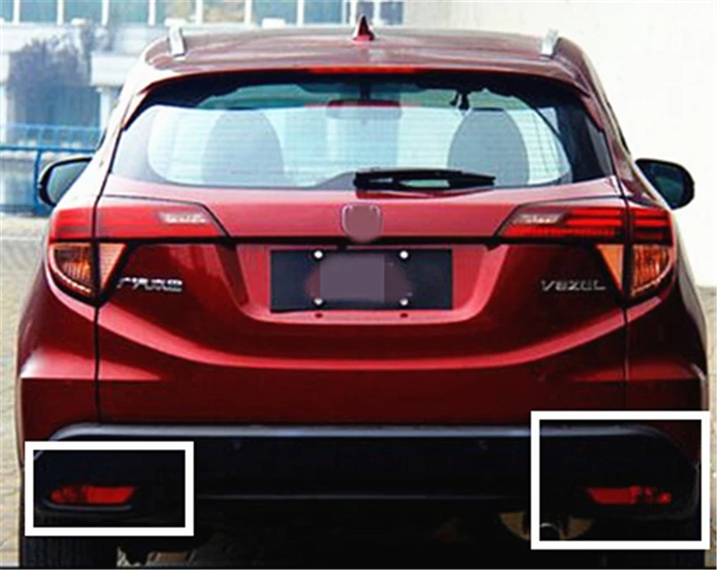 Автомобильный мигающий 1 комплект для Honda HRV HR-V- светодиодный DRL отражатель светодиодный задний противотуманный фонарь бампер светильник s тормозной светильник сигнал поворота