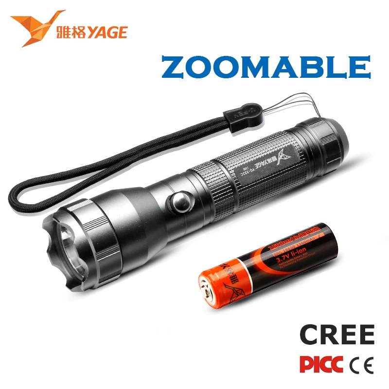 YAGE YG 332C светильник вспышка XP E 300 1000LM мощный светодиодный CREE Tactica