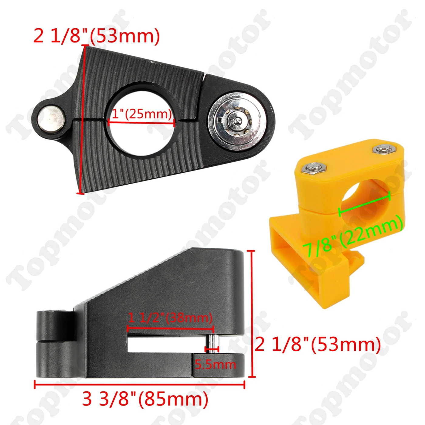 Мотоциклетная рукоятка замок с ЧПУ безопасности замки 2 клавиши тормозной рычаг для дискового тормоза Блокировка подходящий Скутер ATV грязи уличные велосипеды авто