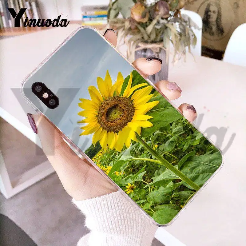 

Yinuoda YELLOW SUNFLOWER Coque Shell Phone Case for iPhone 8 7 6 6S Plus X 5 5S SE 5C XS XR Cases11 11pro 11promax