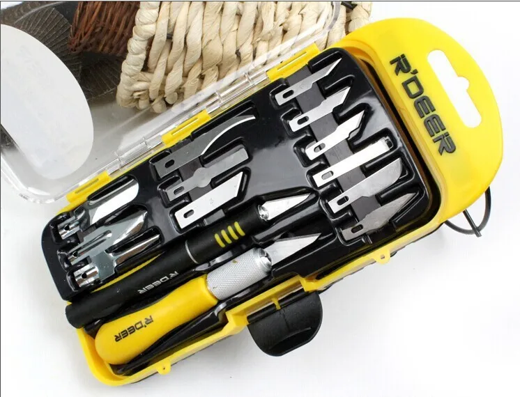 

14PCS Hobby Knife Carving Graver Multifuction Hand Tool Tolls Free Shipping