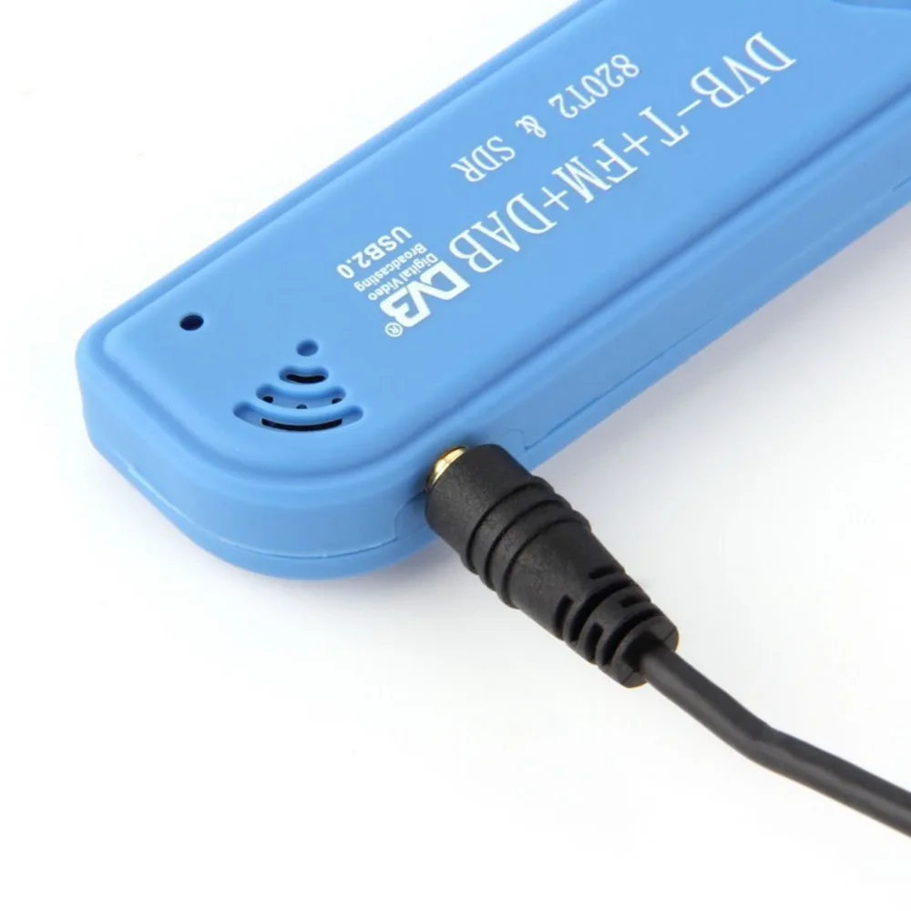USB 2,0 цифровой DVB-T SDR DAB FM HD ТВ антенна тюнера приемник палка RTL2832U R820T2 Поддержка Windows 2000/XP/Vista/WIN7