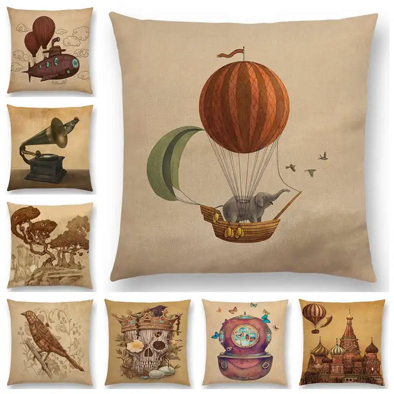 Надувной шар для дивана в стиле ретро|cushion cover|retro cushion coversthrow pillow cases |