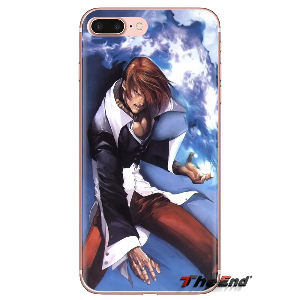 For iPod Touch Apple iPhone 4 4S 5 5S SE 5C 6 6S 7 8 X XR XS Plus MAX The King Of Fighters Iori Yagami Silicone Phone Shell Case |