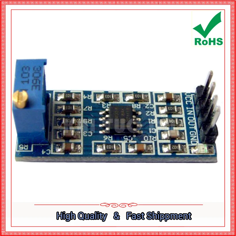 LM358 100 увеличение времени модуль усиления сигнала op amp Модуль платы C1A3|op amp|board ampamp