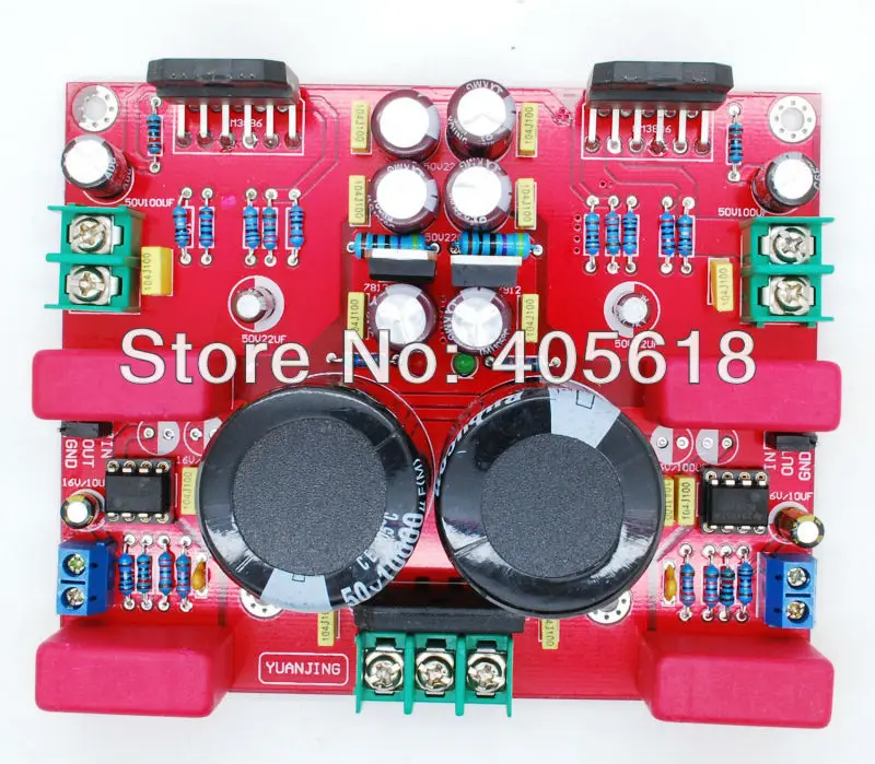 2x68 Вт NE5532 + LM3886 усилитель аудио Плата двухканальный Собранный плата|board board|board