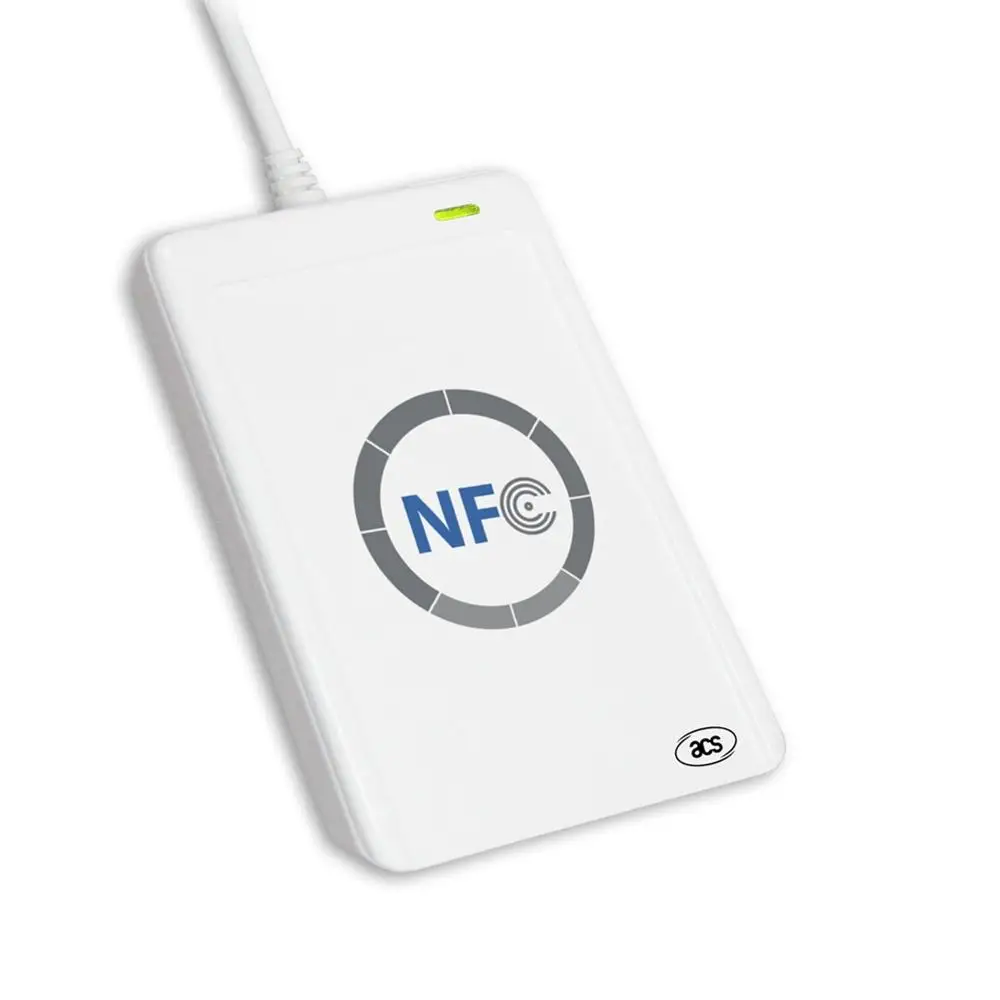 10 units ACS ACR122U NFC Reader Writer for MF1K 13.56Mmhz rfid card & SDK kit 7 byte UID / 4 Byte Changeable Magic Card |