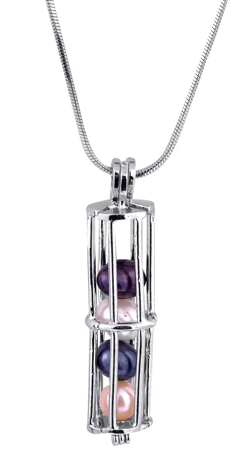 Подвеска в клетку P7 с простым дизайном Посеребренная летающая птица голубь