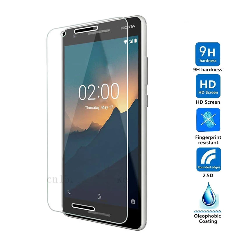 Mobile 9H 2.5D Tempered Glass for Nokia 2.1  GLASS Protective Film Screen Protector cover phone