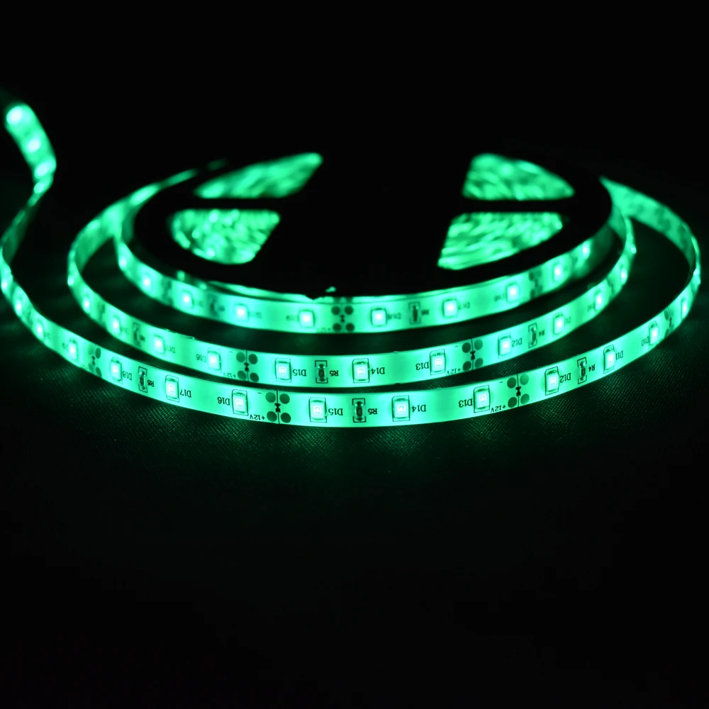 5 м Светодиодная лента 3528 DC 12V 300Led 60Led/M IP65 Водонепроницаемый RGB Гибкие светодиодные