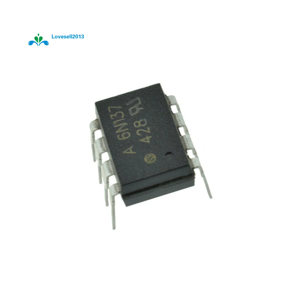 

10 шт. 6N137 DIP8 изолятор 2,5 KVRMS 1CH Открытый Новый хорошее качество
