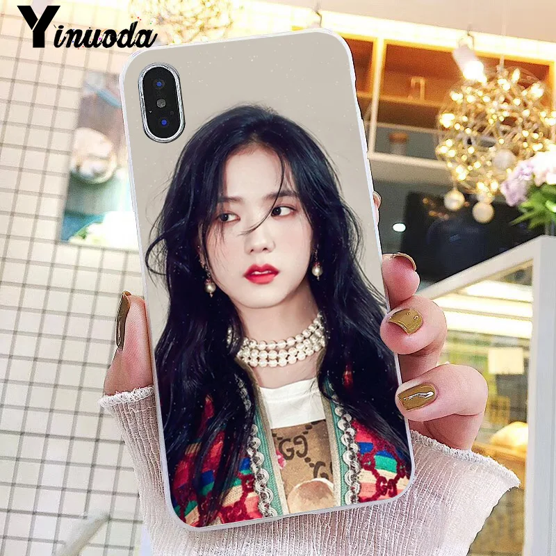 Yinuoda KPOP Черный Розовый JISOO JENNIE ROSE LISA новое поступление чехол для телефона iPhone 8 7 6S