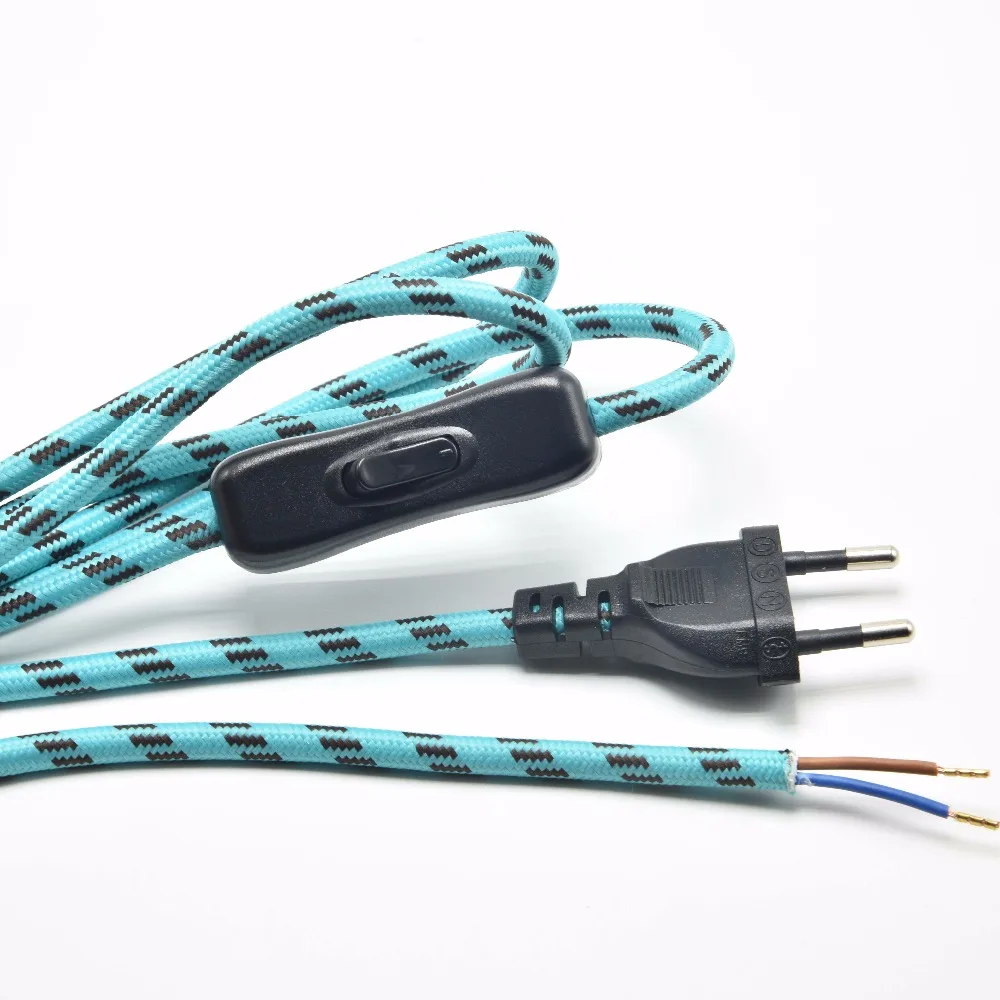 1 шт. плетеный шнур питания для лампы 8 мм2 304 м|power cord|power cord with switchlamp power |