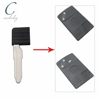 smart card remote key shell for mazda 5 6 cx 7 cx 9 rx8 miata 2 button emergency key blade