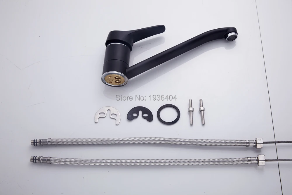 

New modern black brass kitchen sink faucet water tap kitchen mixer kitchen accessories torneira para cozinha PL8003