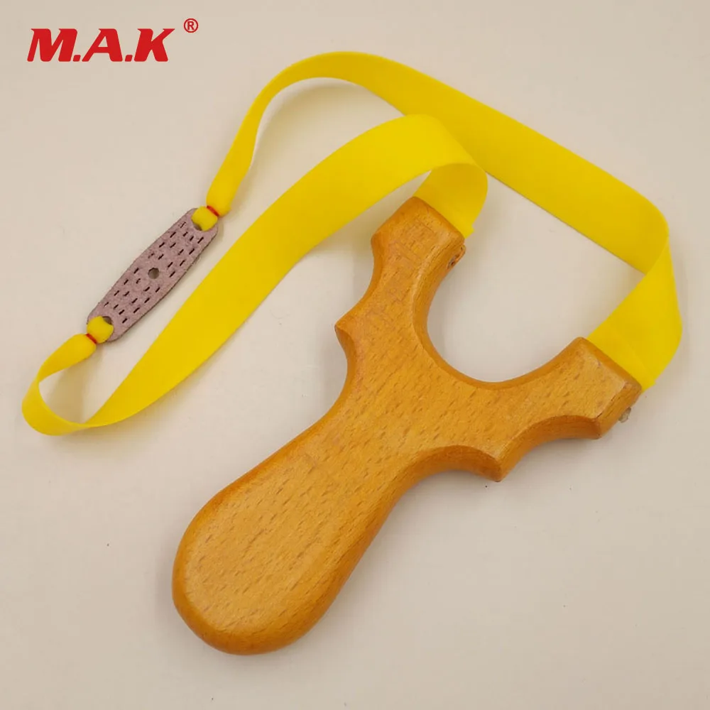 

Wooden Slingshot Catapult Aim with 3 Rubber Bands for Archery Hunting Shooting