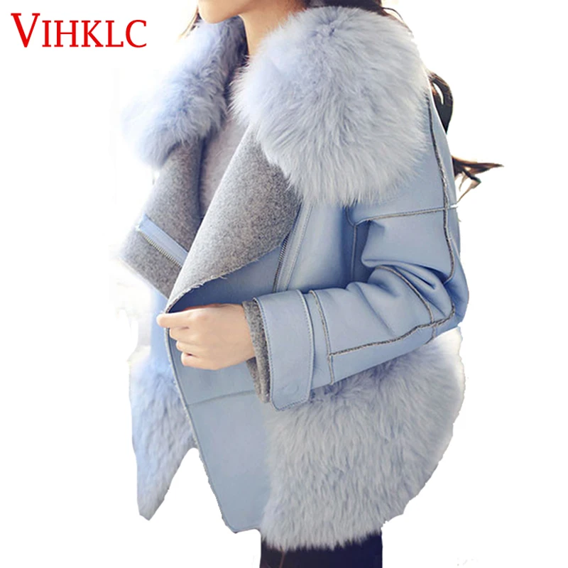 Корейское Женское пальто Casaco Feminino новинка 2019 Осень зима шерстяное сгущенное