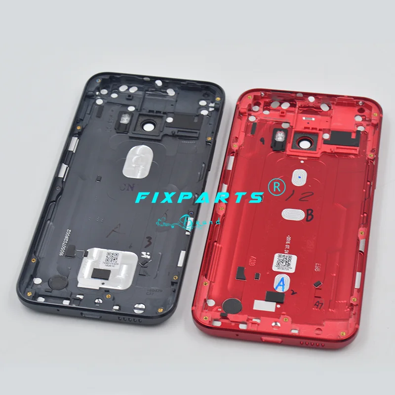 Новая Черная задняя крышка батарейного отсека для HTC M10 Reas + кнопка включения и